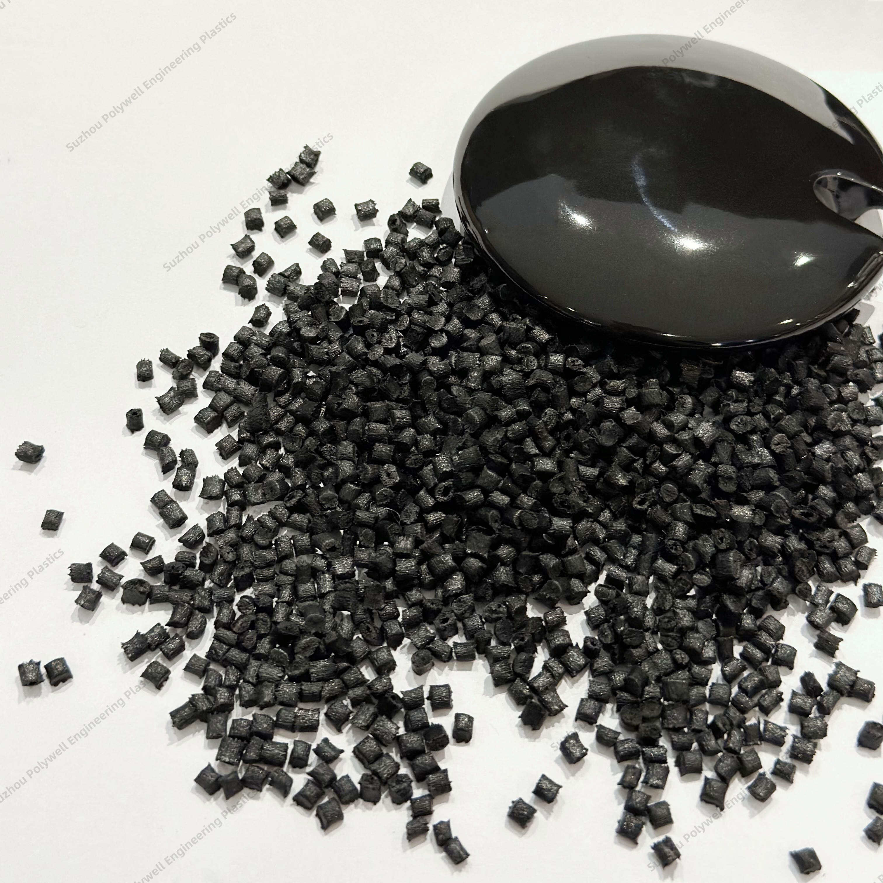 Modified PA Material Polyamide 6.6 Nylon Black Granules for Thermal Break Profile Can be Recycled