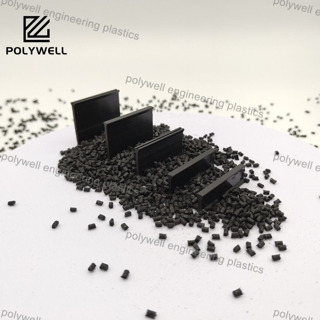 Útgangshlutur PA66 GF25 Plast með glasráðaþverstyrkingu Stækkt grjónugranulat fyrir Nylon Síu