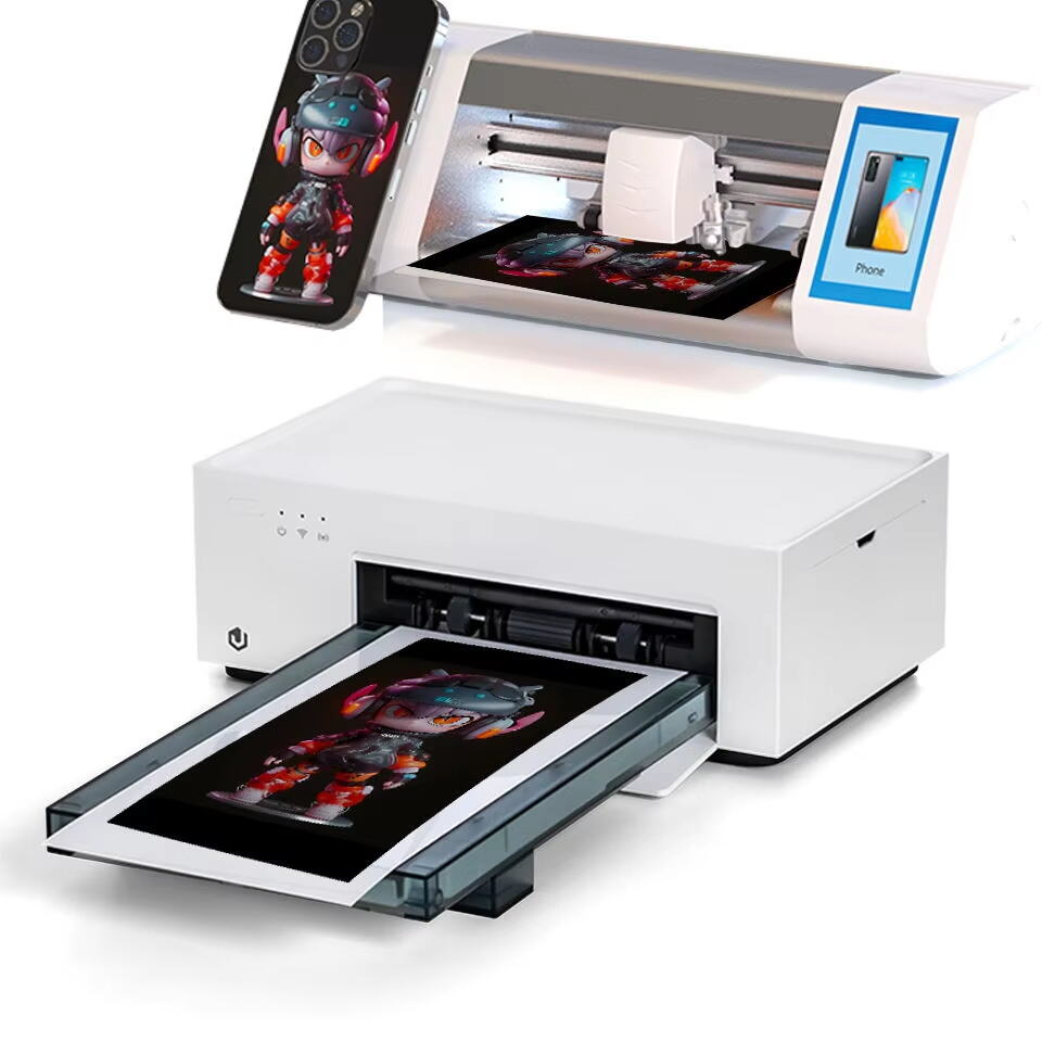 How does a screen protector cutting machine handle different device models?