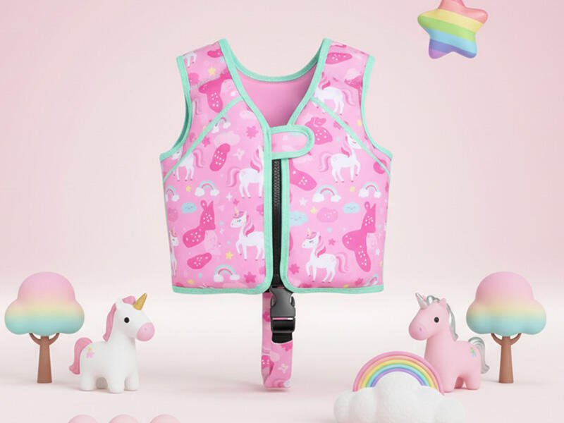 What safety features should a kids swim vest have?