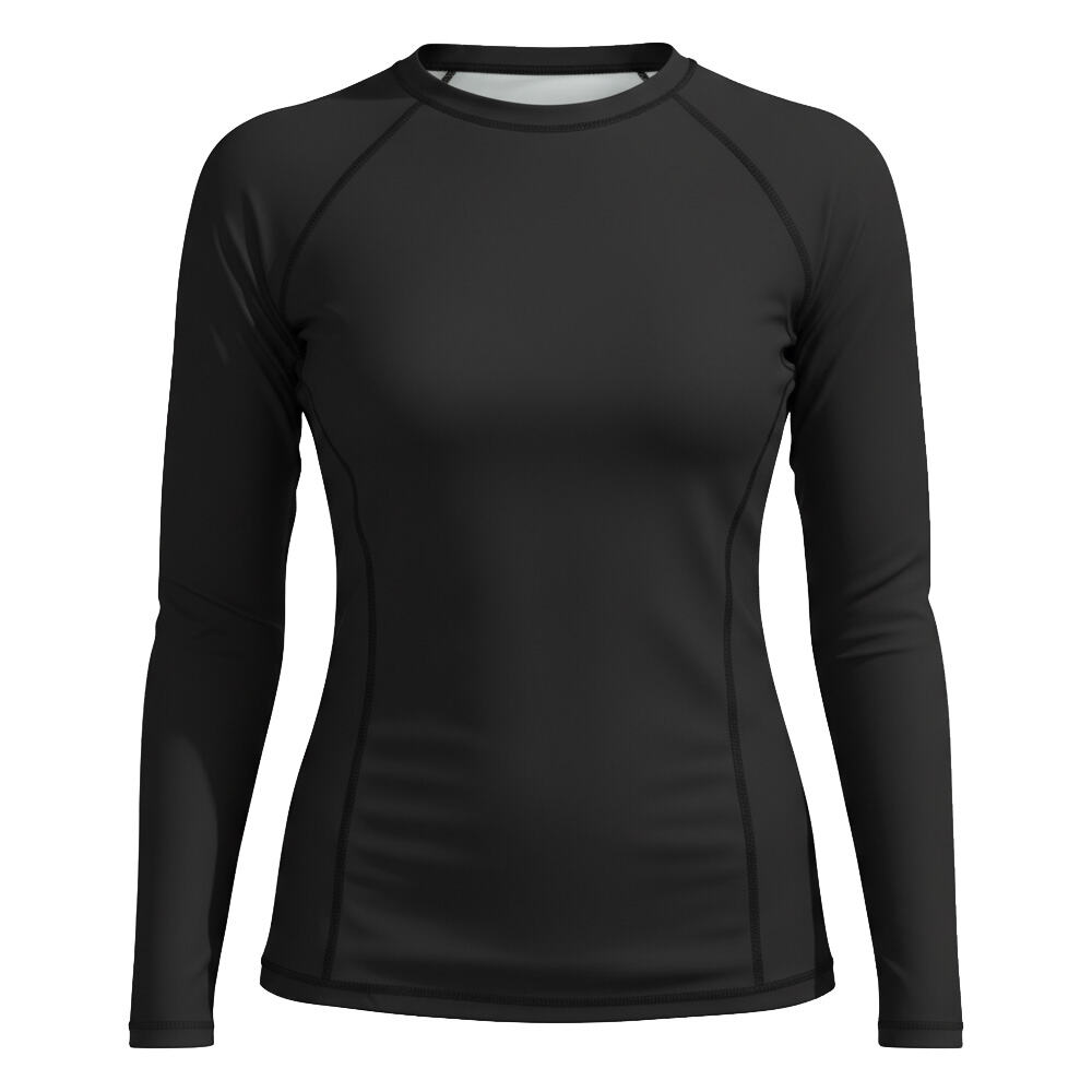 서브리메이션 프린트 여성용 래시가드, UPF 50+ 롱슬리브 래시가드, 맞춤 로고 가능, 자외선 차단 서프 수영복 탑