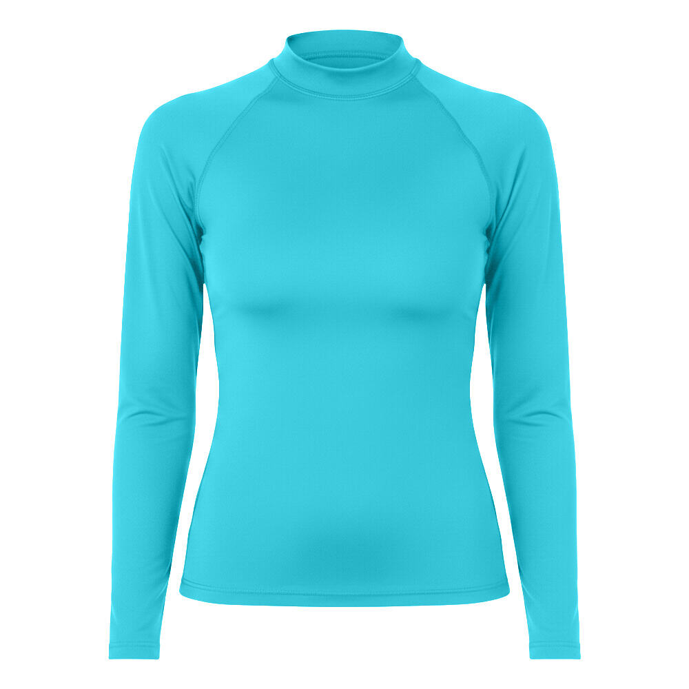 여성용 맞춤형 서프 롱슬리브 UV 래시 베스트, 도매용 UPF 50+ 수영복 셔츠, 수영 래시가드, OEM 래시가드