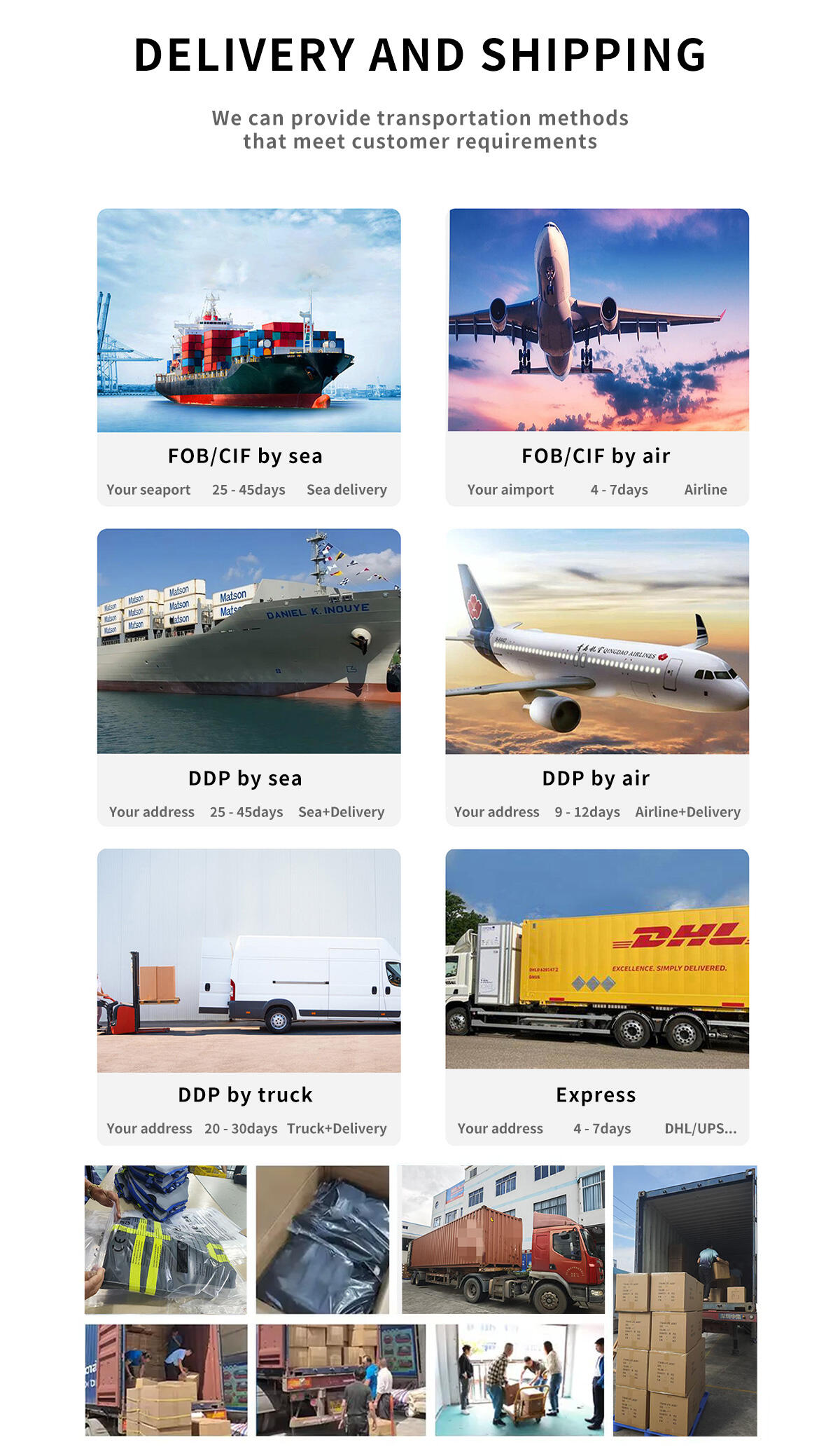 Delivery and Shipping