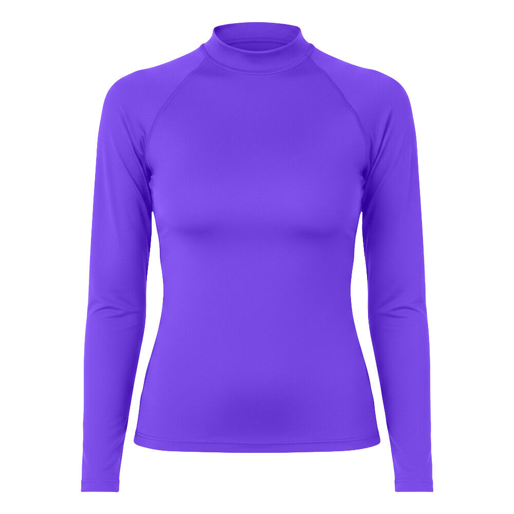 여성용 맞춤형 서프 롱슬리브 UV 래시 베스트, 도매용 UPF 50+ 수영복 셔츠, 수영 래시가드, OEM 래시가드