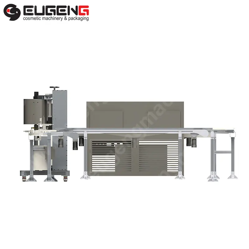 How can I integrate a lip gloss filling machine into my existing production line?