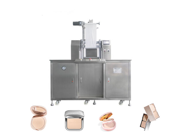 Semi automatic compact powder pressing machine