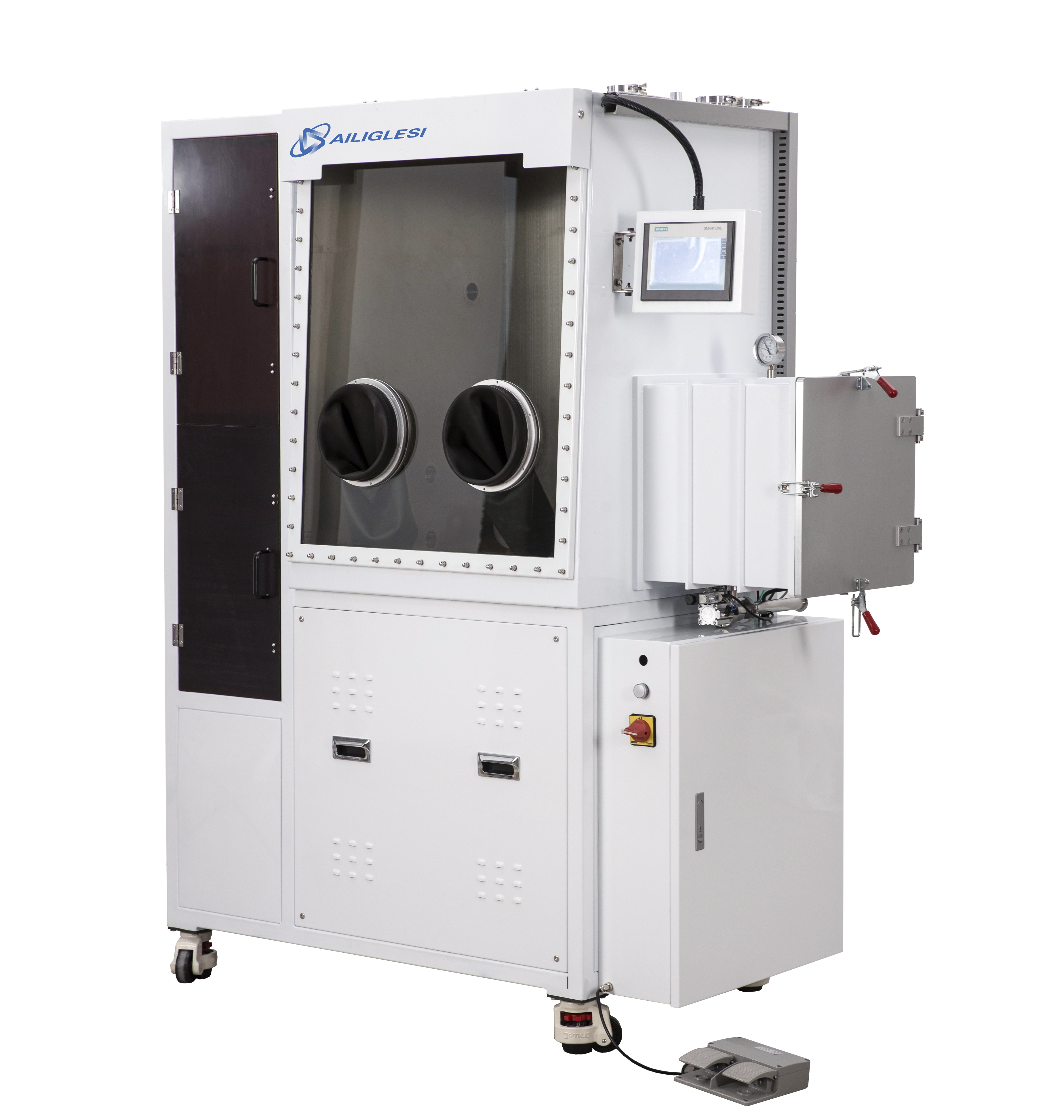 Purification system with storage space