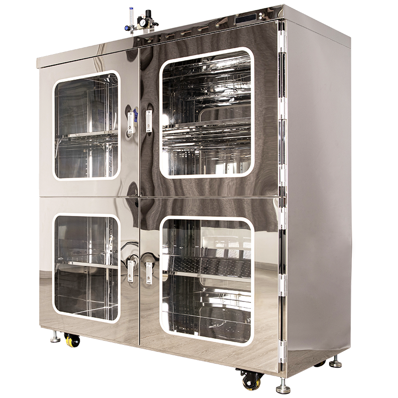 Double Mirror Stainless Steel Nitrogen Tank Customized Stainless Steel Moisture Proof Cabinet