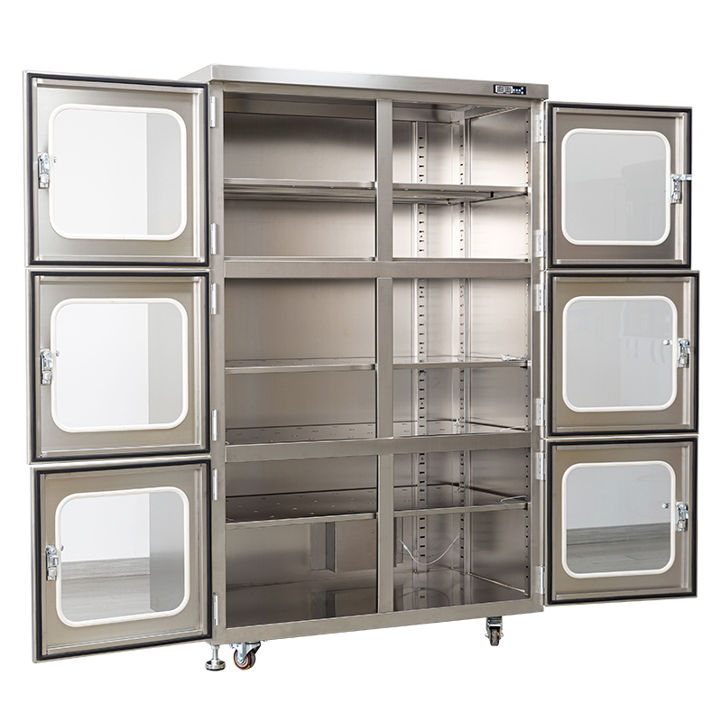 1430 L stainless steel nitrogen gas cabinet - 6 doors