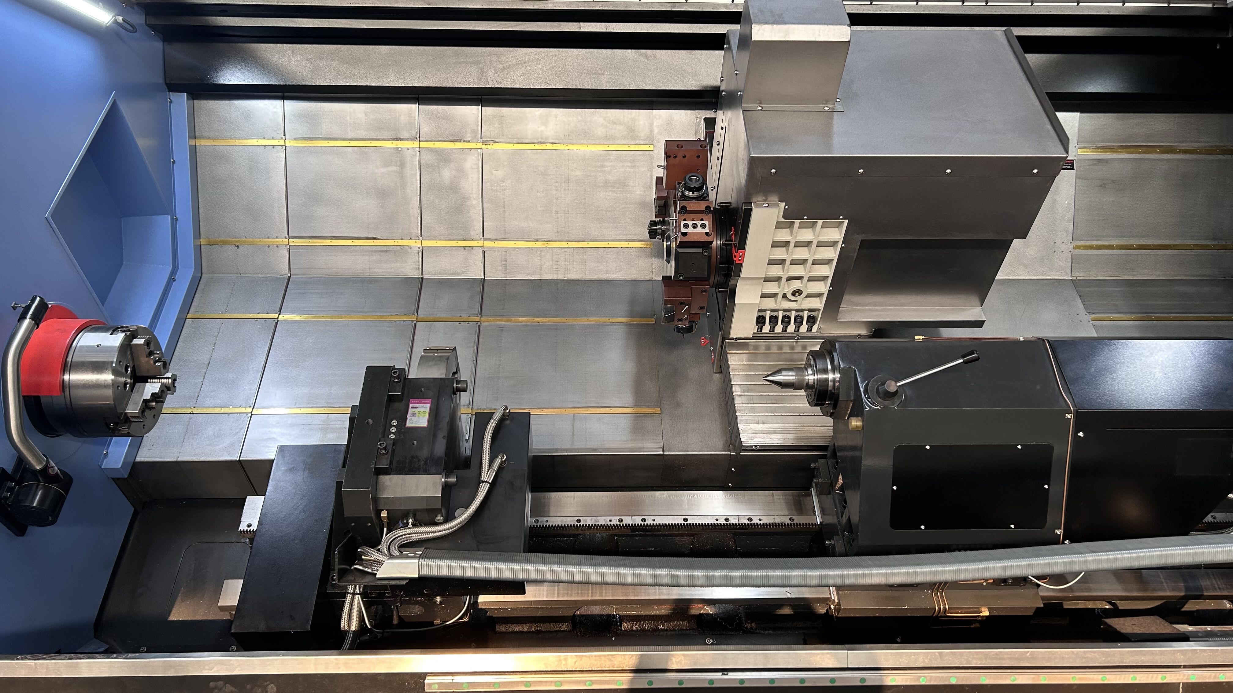 How Does a CNC Horizontal Turning Center Save Space?