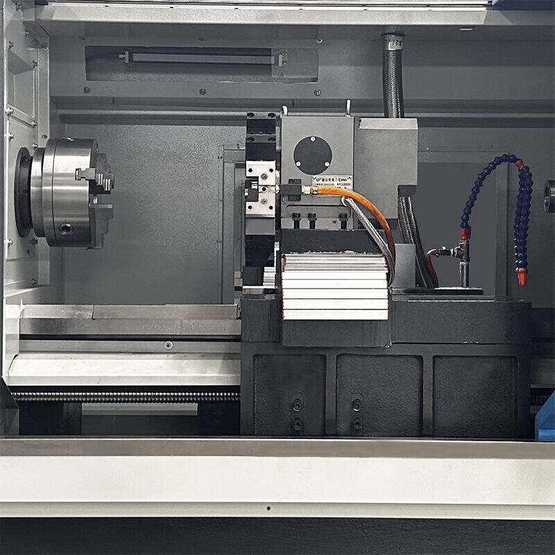 Tour CNC à banc plat de précision pour la fabrication de pièces métalliques personnalisées
