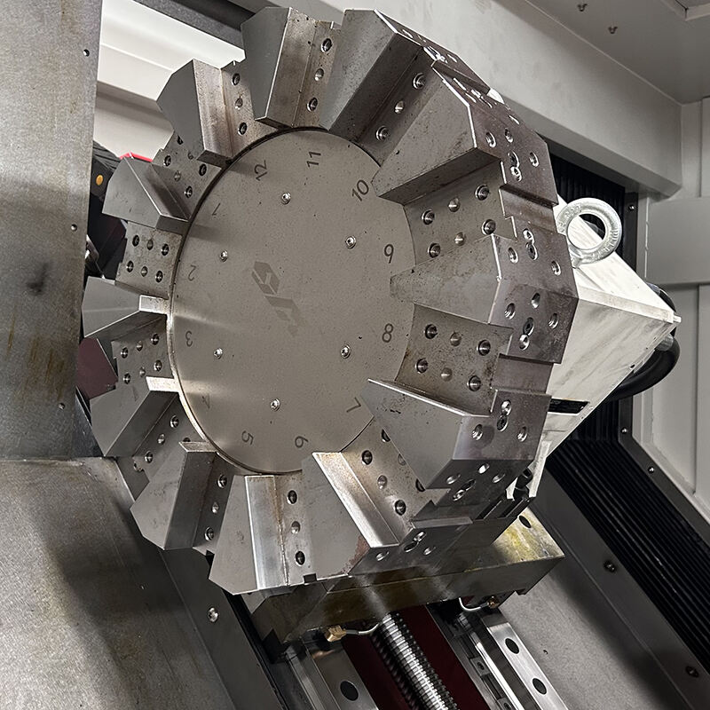 Torno CNC compacto de leito inclinado com alta eficiência para produção de pequenos lotes