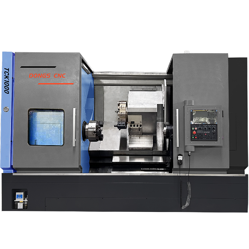 Heavy Duty CNC Lathe with Slant Bed Design for Precision Metalworking