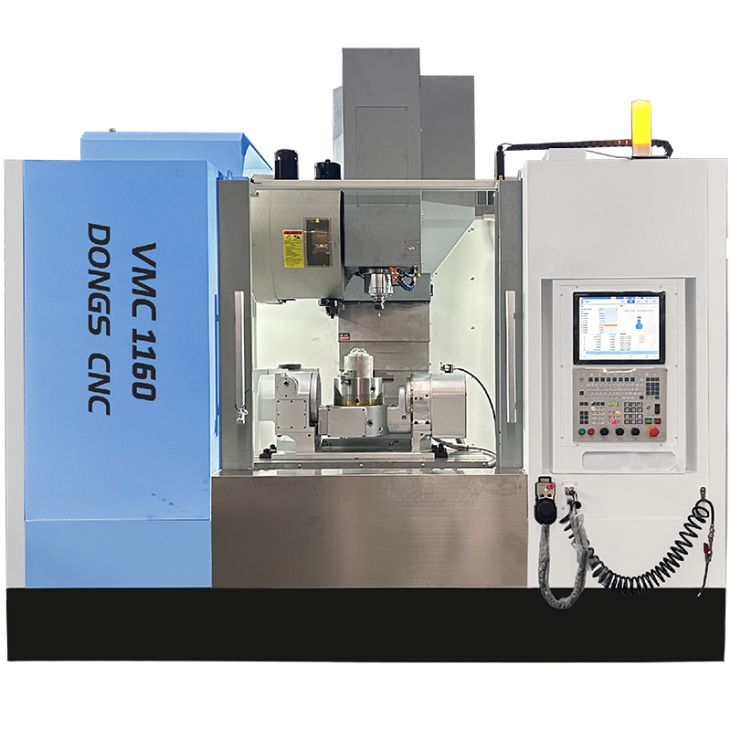 Centro de usinagem CNC de 5 eixos de alta precisão e melhor classificação para fabricação de alta tolerância