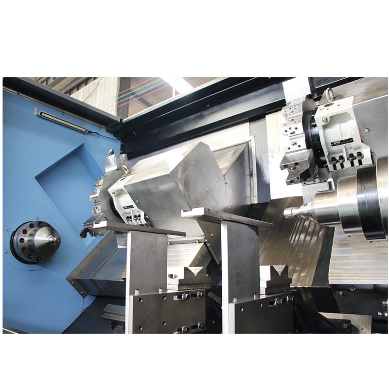 Tour CNC multifonction à banc incliné pour la production de pièces métalliques de haute qualité
