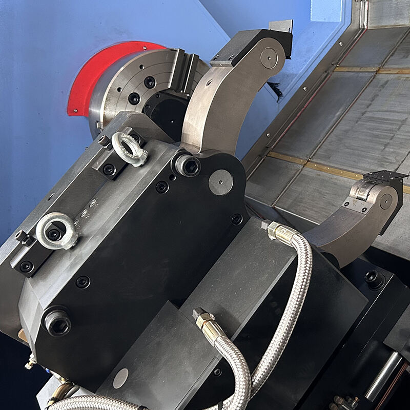 Torno CNC compacto de leito inclinado com alta eficiência para produção de pequenos lotes