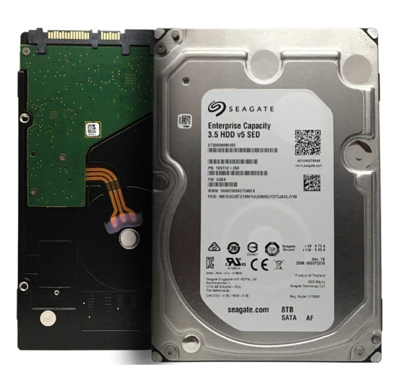 Ổ cứng trong Seagate Exos 7E8 ST8000NM0105 8TB SATA 6Gb/s 7200RPM 256MB bộ nhớ đệm (512e) 3.5-inch (SED)