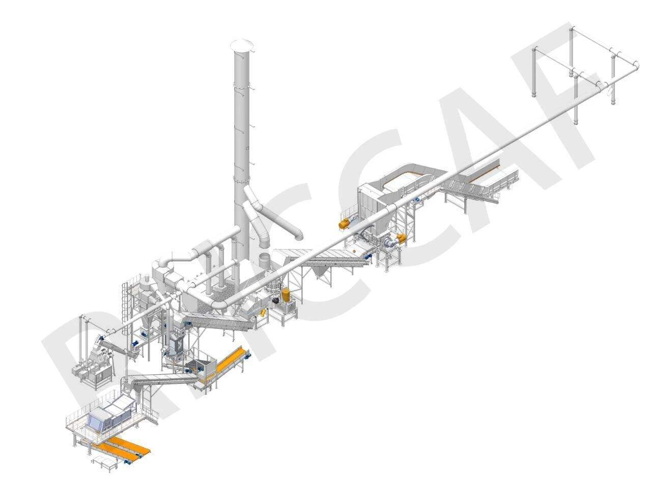 Comprehensive treatment of waste gas in the household appliance dismantling industry