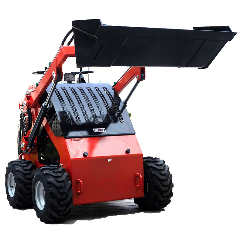  Reinforced Skid Steer Loader with Crawler Moving Type Engine 1-Year Warranty