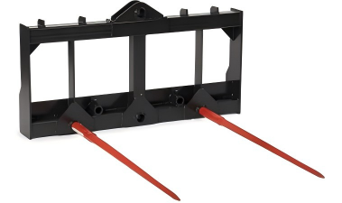 Hay pitchfork with two forks