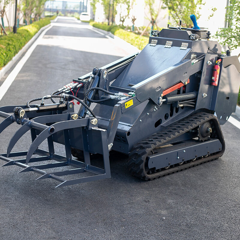 Latest Model High Efficiency Mini Skid Steer Loader for Small Construction Sites