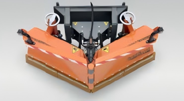 V-shaped snowplow