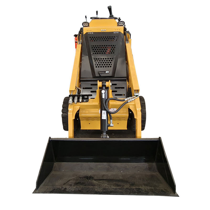 Mini Diesel Skid Steer Loader with Attachment Track Drive Crawler Moving Rated Load