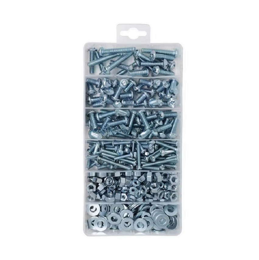 Factory Direct Multi-Size Bolt Nut Kit Steel Construction Hardware Household Tool Set for Home/Workshop Use