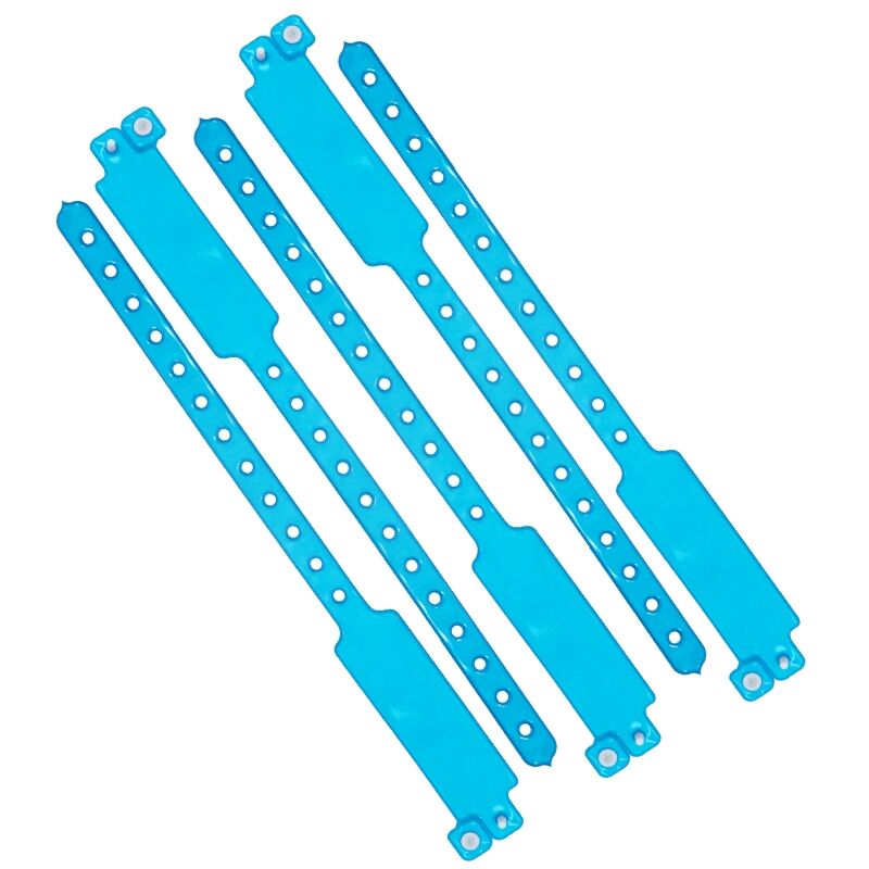 Chinese Manufacturer Plastic PVC Disposable Wristband Can Be Customized MOQ 100pcs Logo Printed