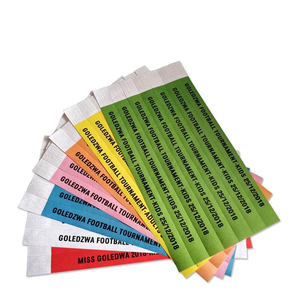 Factory Custom Disposable Tyvek Event Wristbands