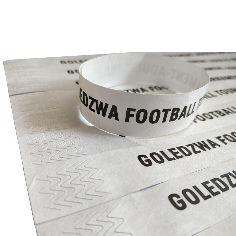 Disposable Custom Waterproof Tyvek Paper Bracelets Party Paper Admission Entry Tickets Tyvek Wristbands