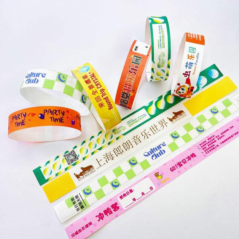 Disposable wristband with serial number