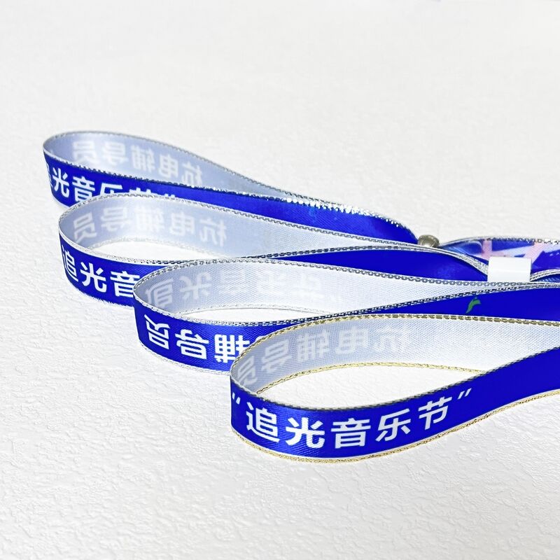 Chinese Low Moq Cheap Price Supplier Customizable Woven Wristband For Concert Event Control Identification One side Printed