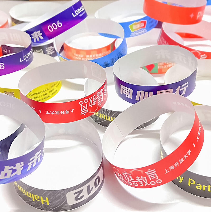 Disposable wristband anti-counterfeiting technology