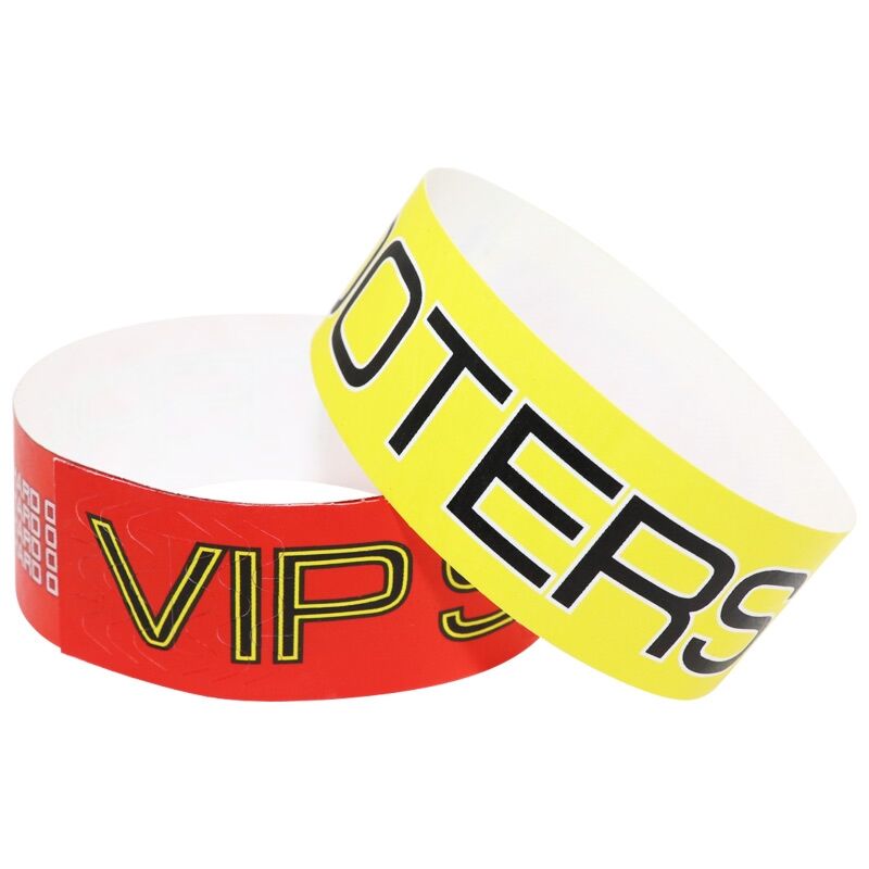 Chinese Manufaturer Wholsale Custom Tyvek Paper Bracelet With Your Logo