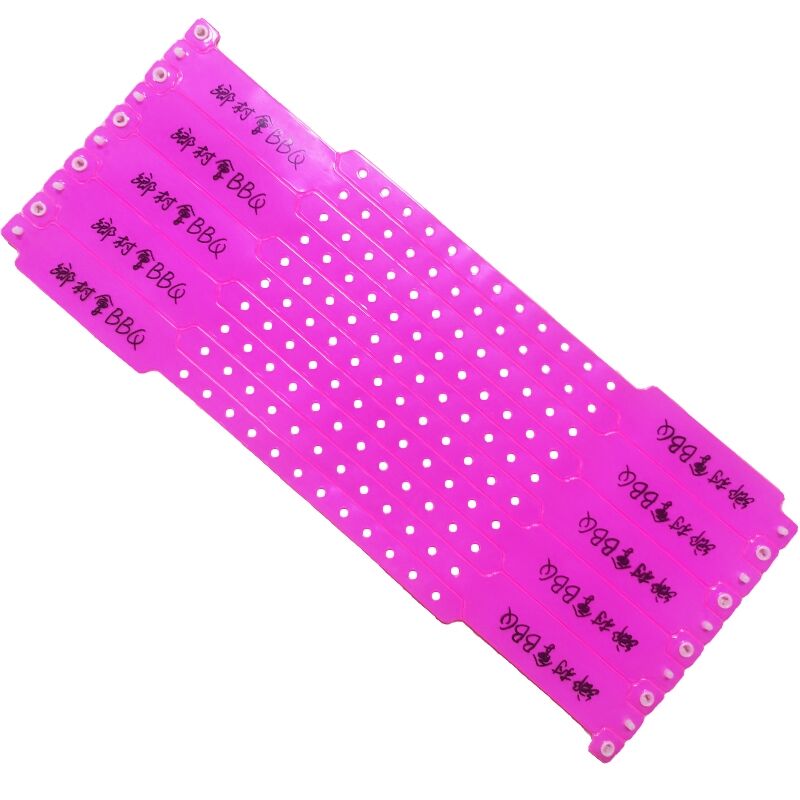 Manufacturer Wholesale Custom Wristband Disposable Waterproof Sweatproof Writable Admission Bracelet Event Park Concert PVC Wristband