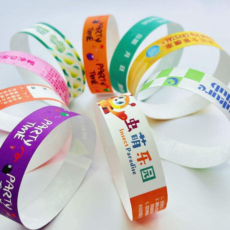 Disposable wristband with serial number