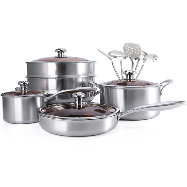 304 STAINLESS STEEL COOKWARE SET