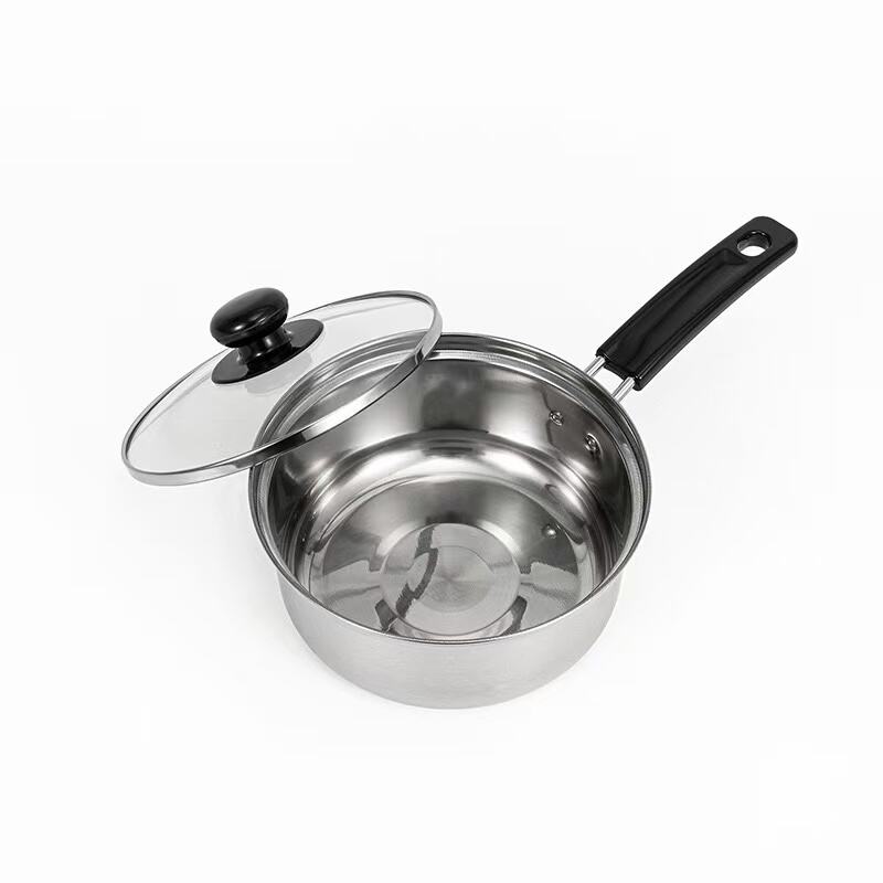 Stainless Steel Saucepan with Glass lid