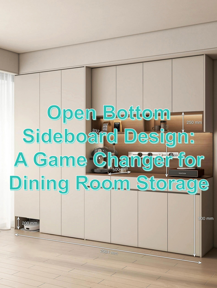 Open Bottom Sideboard Design: A Game Changer for Dining Room Storage 🌟 (With Dimensions Included!)