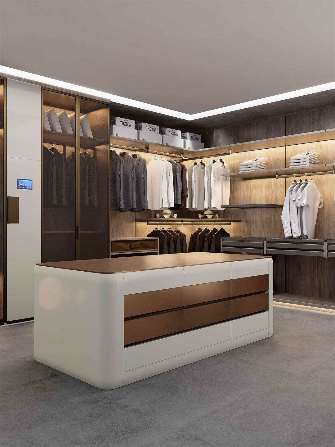 Italian Luxury Wardrobe | Light Luxury Series Wardrobe