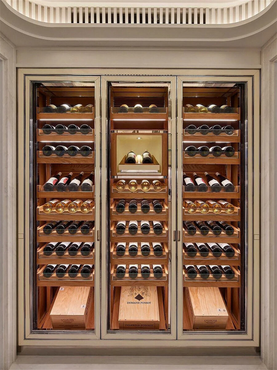 Stainless Steel Wine Cabinet