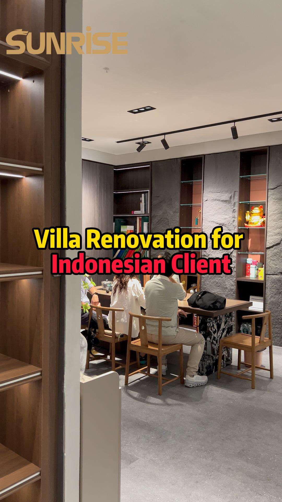 Renoviranje vile za indonezijskog klijenta