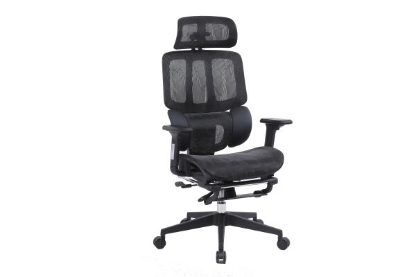 Крісло Master Ergonomic з обертальним механізмом - регулюване високоподлогове сіткове крісло для офісу для професіоналів