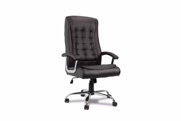 Prilagodljivo Sintetično Kožano Kriško - Ergonomsko Kancelarsko Kriško sa Duvanim Dizajnom
