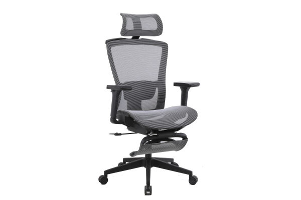 Офісне крісло Master Ergonomic - високоподлогове обертальне сіткове крісло з регулюваними підлокотниками