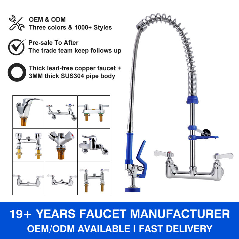 Premium Wall Mount Restaurant Kitchen Faucet for Unmatched Durability