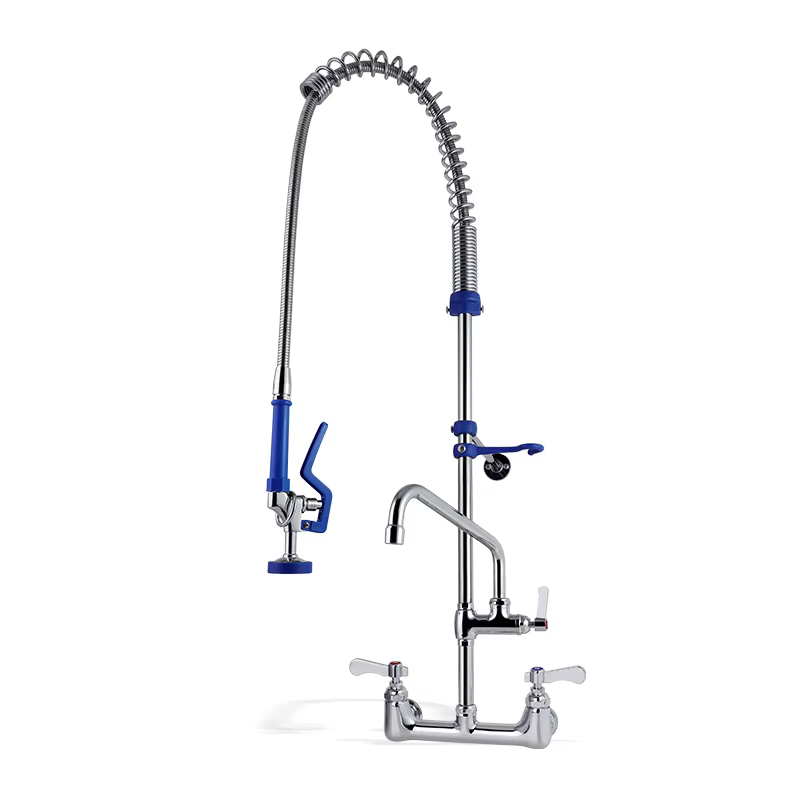 How does pre rinse help reduce dishwashing time?