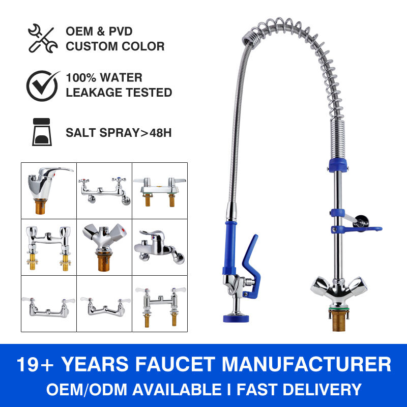 Premium Commercial Pre Rinse Faucets for Professional Kitchens