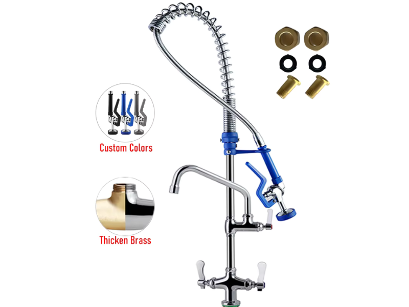 Struggling with stuck-on food? Is a pre-rinse faucet your solution?